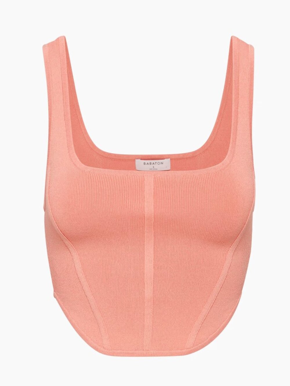Aritzia Sculpt Knit Bustier Tank Squareneck knit bustier tank